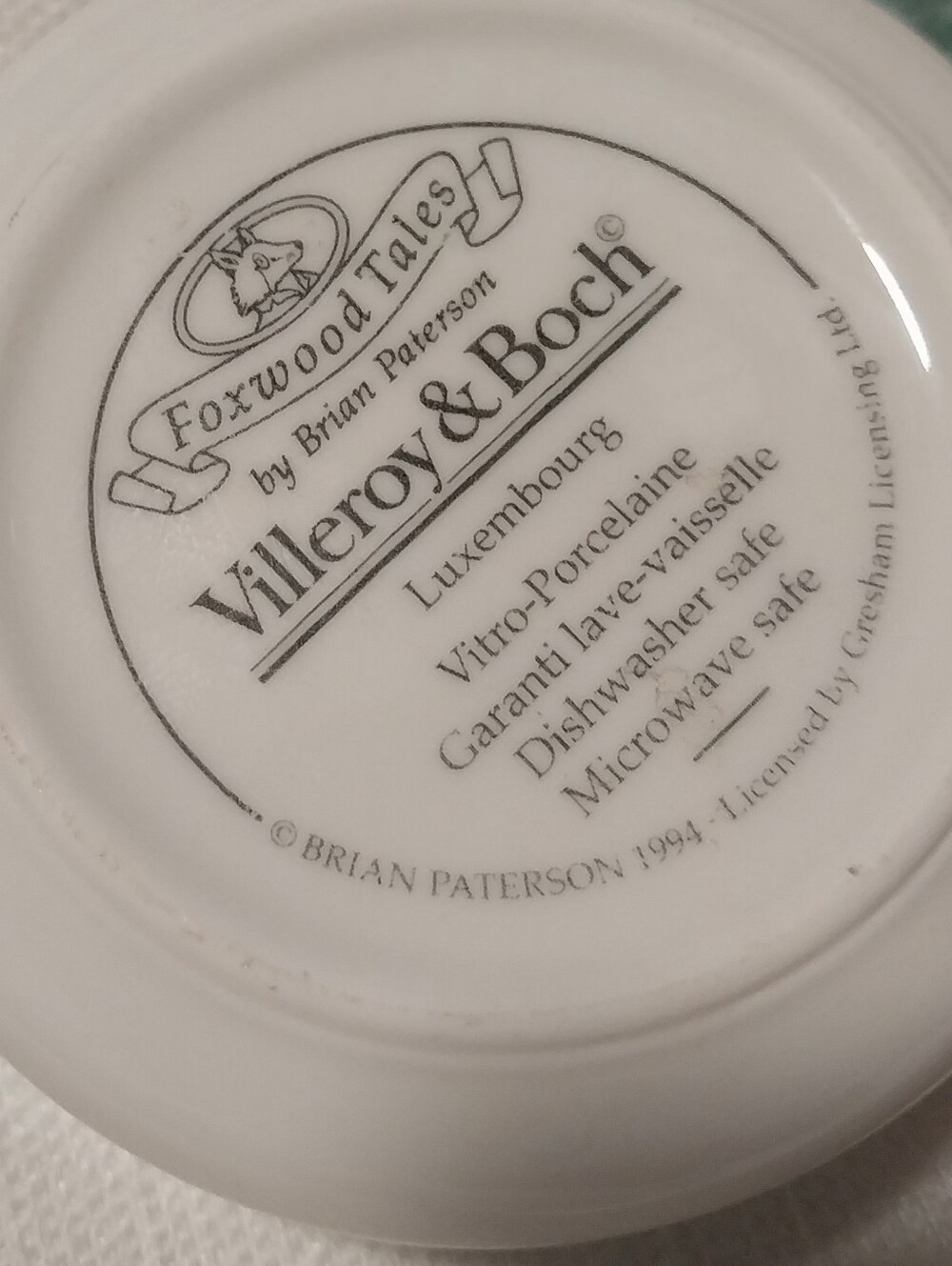 Villeroy & Boch Vintage 1994 Foxwood Tales Holiday Porcelain Trinket Box - Picture 5 of 6